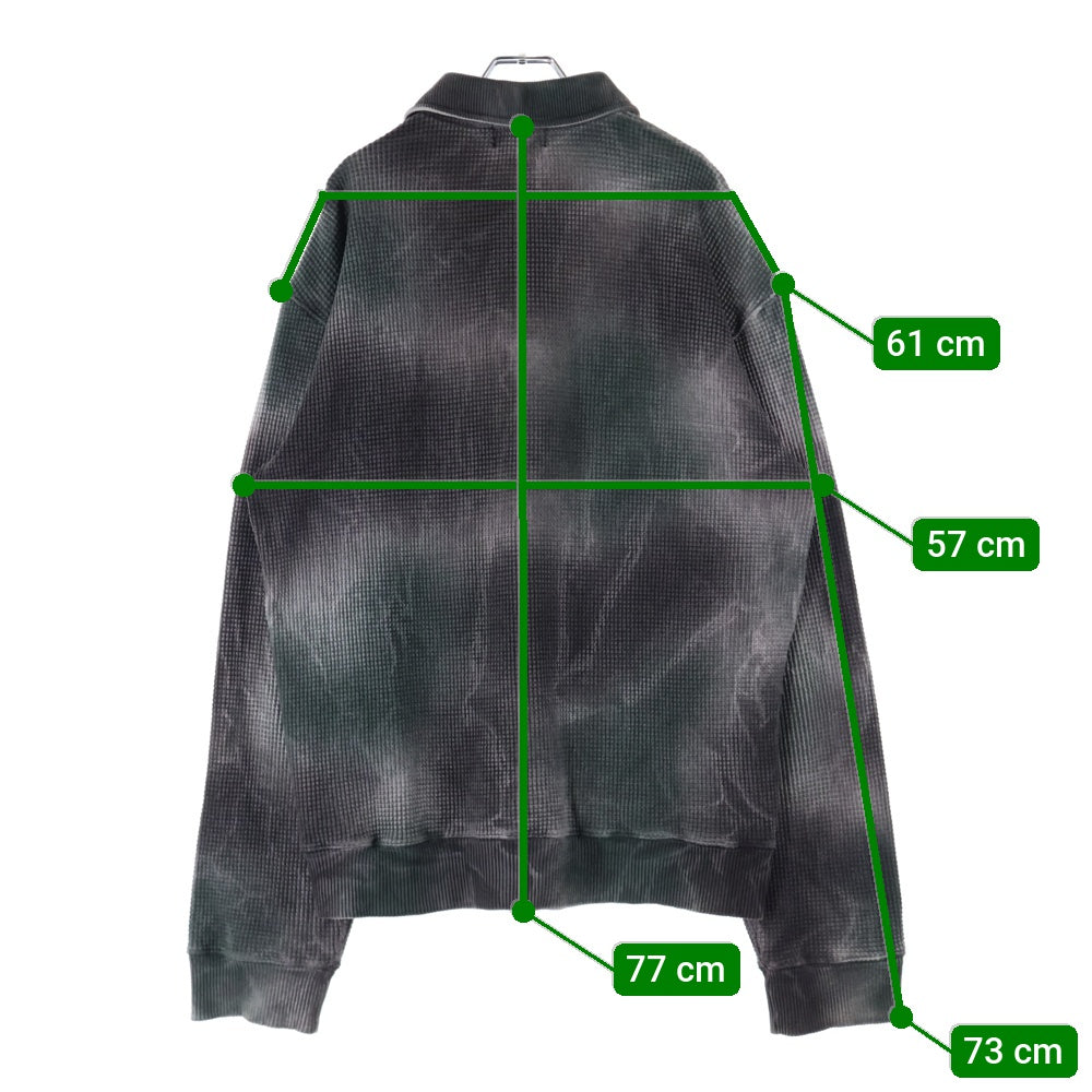 THUG CLUB(サグクラブ) 25SS AMBUSH TC Logo アンブッシュ TC ロゴ ポロシャツ 長袖 ロングスリーブ グレー TC25TS0601