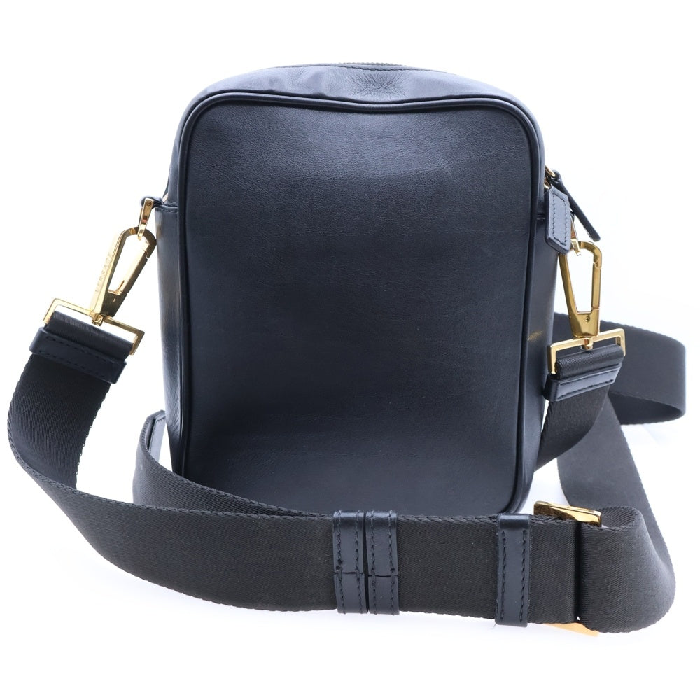 VERSACE(ヴェルサーチ) メデューサ ビーギ ショルダーバッグ クロスボディバッグ カーフスキン レザー ブラック 1000721 レディース