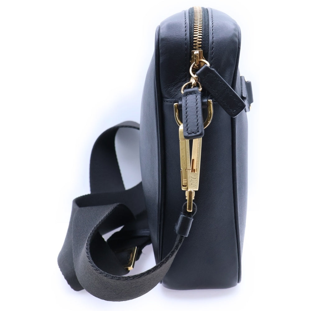 VERSACE(ヴェルサーチ) メデューサ ビーギ ショルダーバッグ クロスボディバッグ カーフスキン レザー ブラック 1000721 レディース