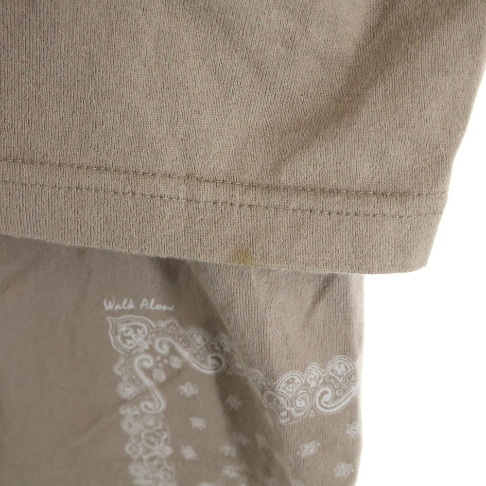 NUMBER (N)INE(ナンバーナイン) 07SS フードドッキングオンブレシャツ 七分丈 ベージュ S07-NS009B