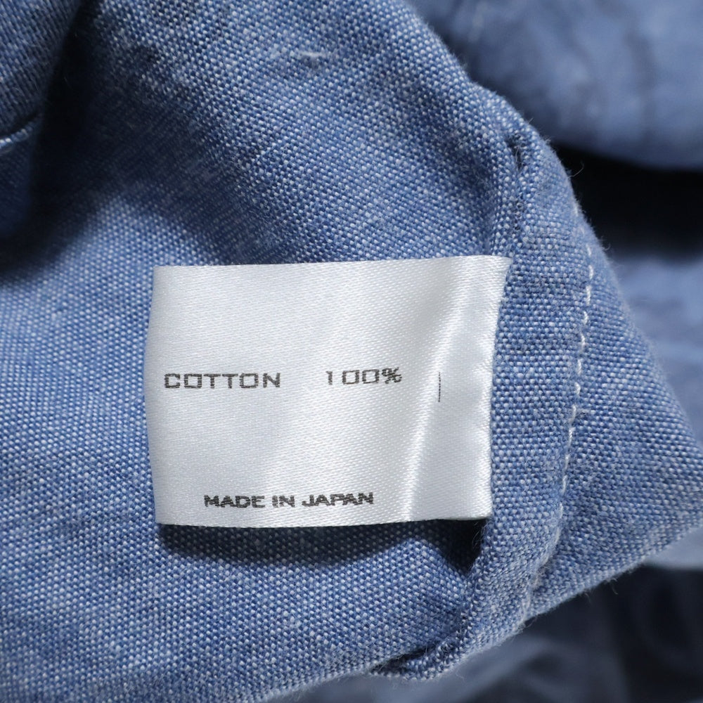 NUMBER (N)INE(ナンバーナイン) 06AW ×MAGICAL DESIGN マジカルデザイン スカルプリントコットンシャツ ブルー