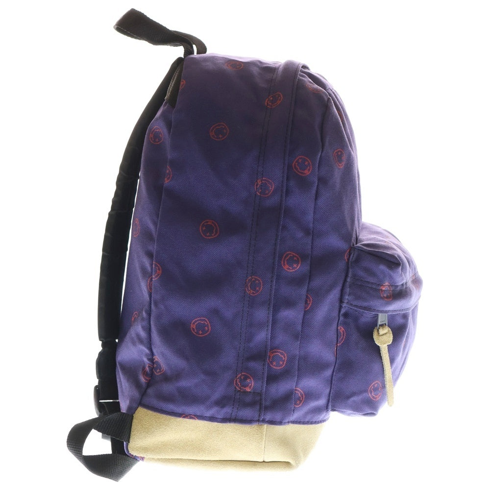 HYSTERIC GLAMOUR(ヒステリックグラマー) ×OUTDOOR KURT COBAIN NIRVANA カートコバーン ニルヴァーナ バックパック リュック パープル/ベージュ