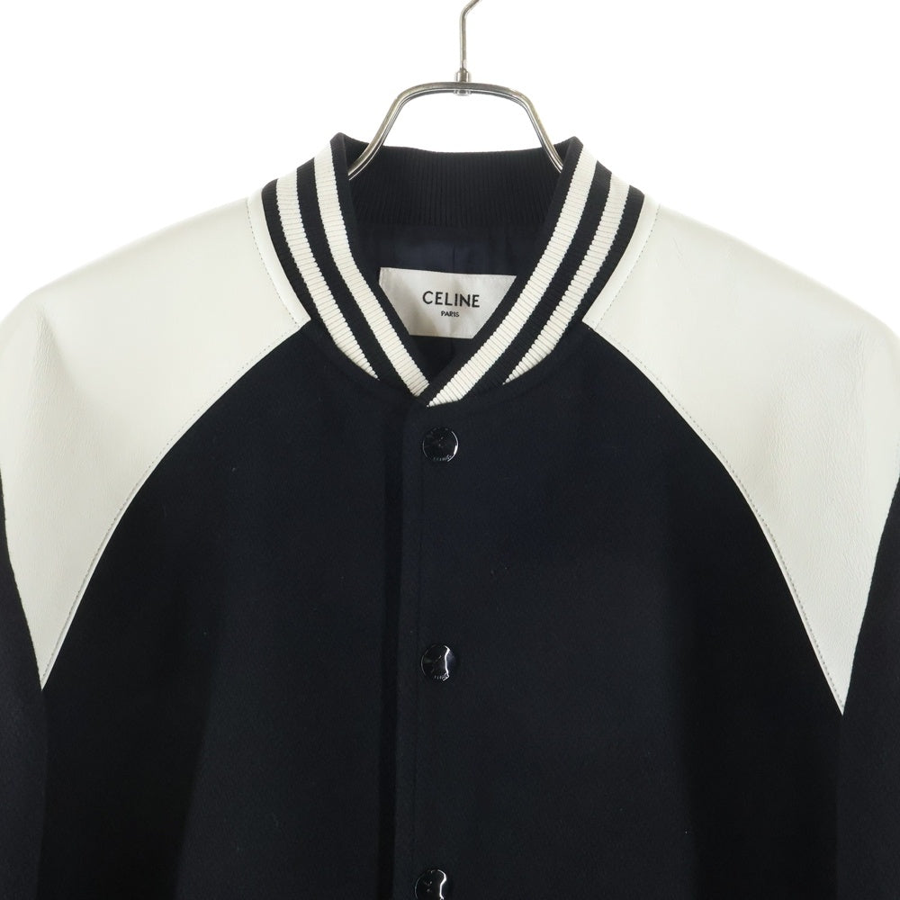 【美品】CELINE セリーヌ クラシック テディジャケット ブラック CELINE(セリーヌ) クラシック テディジャケット ブルゾン スタジャン