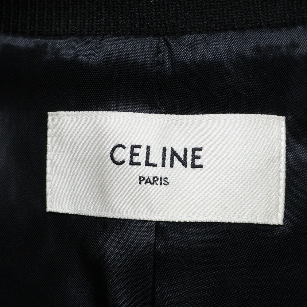 CELINE(セリーヌ) クラシック テディジャケット ブルゾン スタジャン ブラック/ホワイト 2V39V896C
