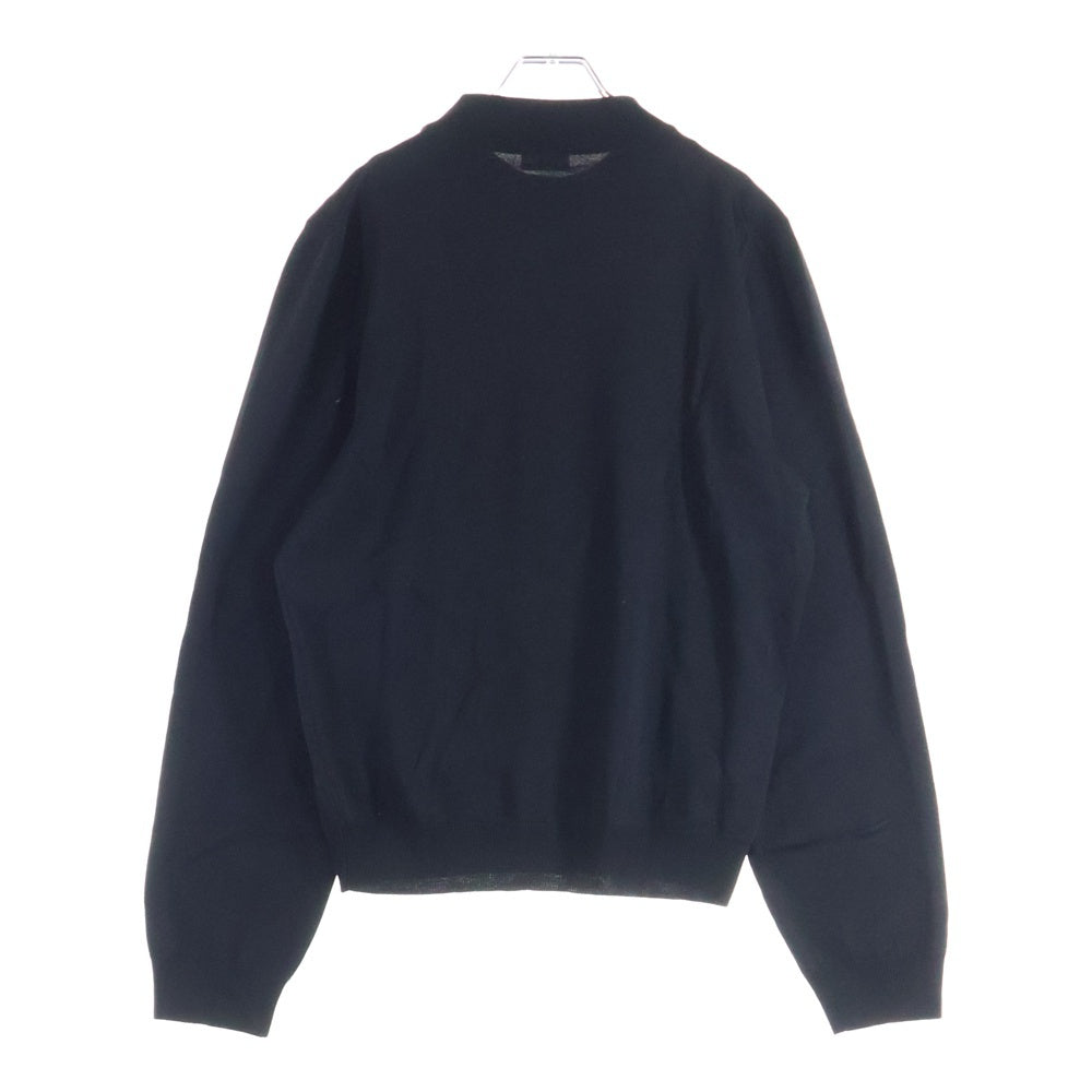 CELINE(セリーヌ) トリオンフ ワンポイント刺繍 モックネックニット ブラック RY0010ZOZ