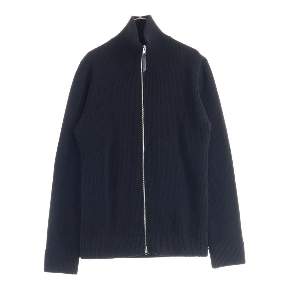 Maison Martin Margiela(メゾンマルタンマルジェラ) 23AW コットン ウール 7ゲージ ジップアップ ドライバーズニット