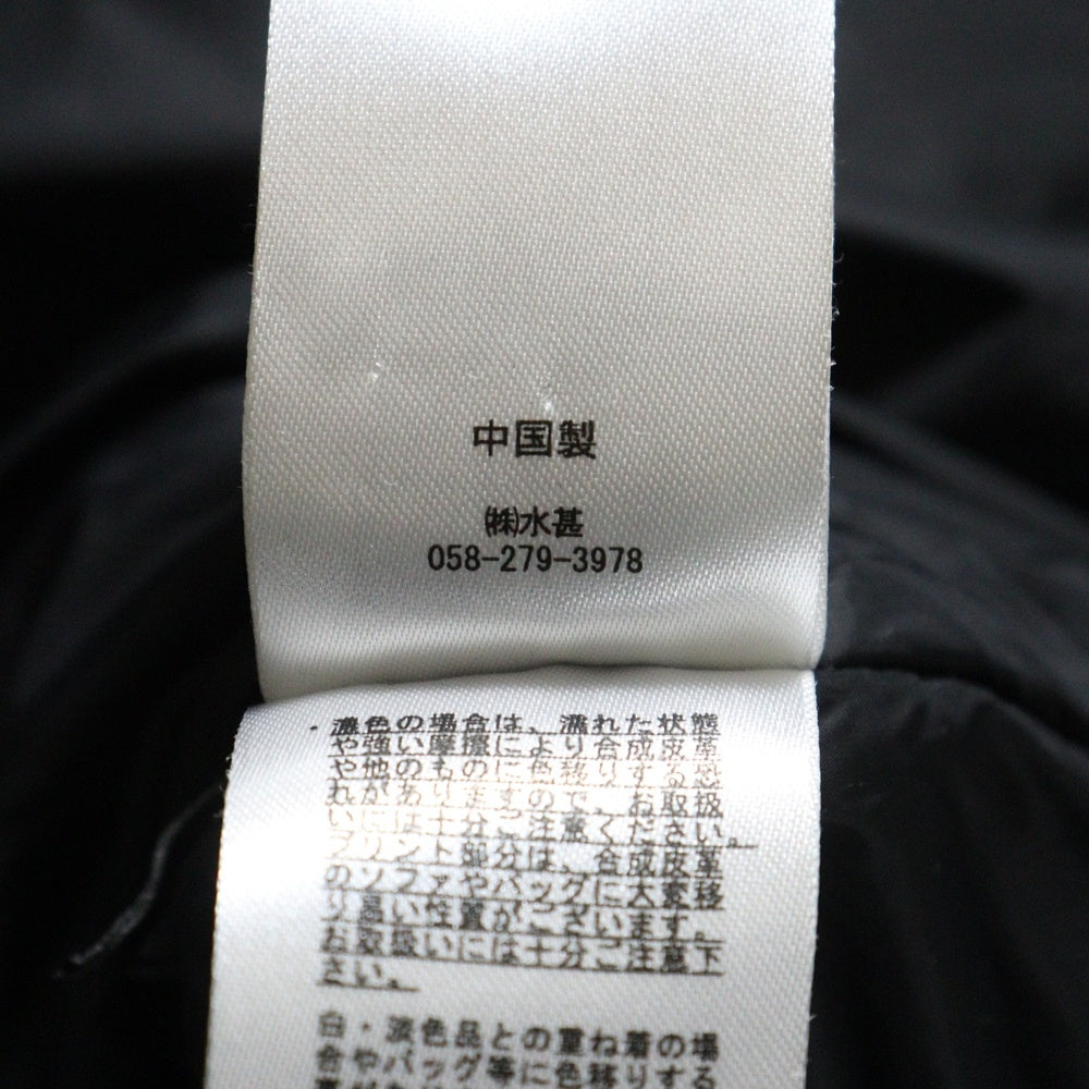 FIRST DOWN(ファーストダウン) ×FREAK'S STORE フリークスストア ペイズリー柄 ダウンジャケット アウター ブラック 203-1501