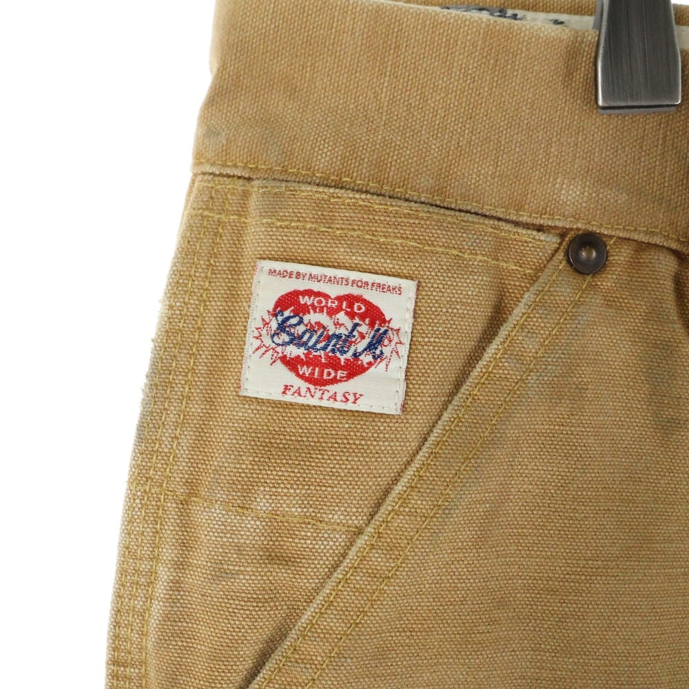 SAINT MICHAEL(セントマイケル) 23SS DOUBLE KNEE PANTS ヴィンテージ加工 ダブルニーワークパンツ ベージュ SM23-0000-061