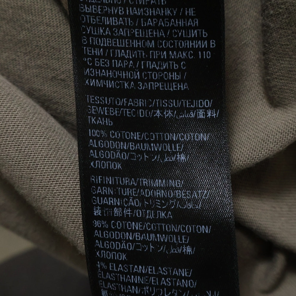 BALENCIAGA(バレンシアガ) 22SS Regular Fit Tee プリントロゴ 半袖Tシャツ カットソー ベージュ 612966 TMVF4