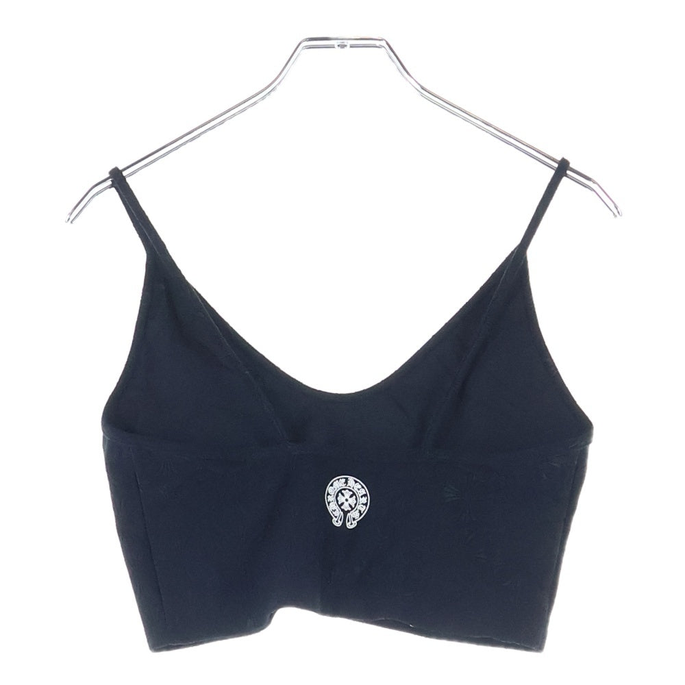 CHROME HEARTS(クロムハーツ) CH Plus Pattern Horseshoe Rubber Print Camisole CHプラス 総柄 ホースシューラバープリント キャミソール ブラトップ ブラック レディース -