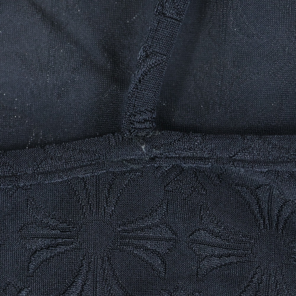 CHROME HEARTS(クロムハーツ) CH Plus Pattern Horseshoe Rubber Print Camisole CHプラス 総柄 ホースシューラバープリント キャミソール ブラトップ ブラック レディース -