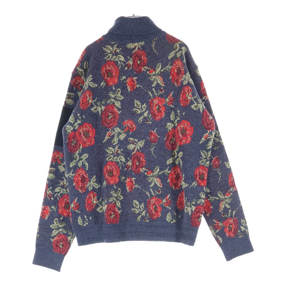 OAMC(オーエーエムシー) フラワー柄 ニット切替 タートルネック