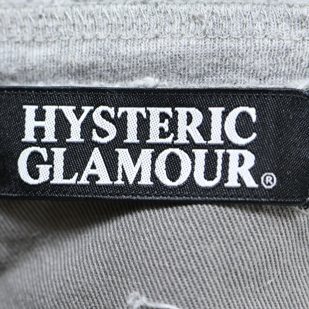HYSTERIC GLAMOUR(ヒステリックグラマー) ヘンリーネックサーマル 長袖Tシャツ カットソー グレー 0294CL05
