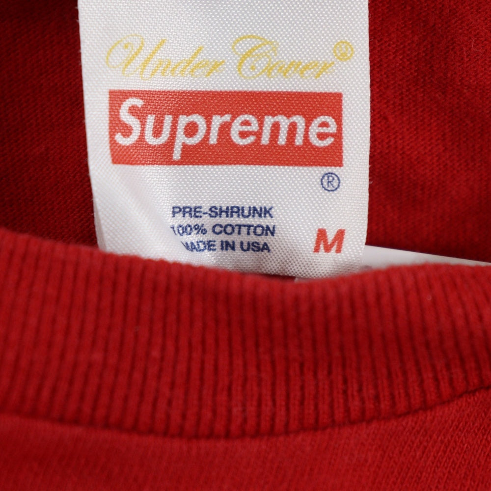 SUPREME(シュプリーム) 15SS × UNDERCOVER Bear Tee ベアー半袖Tシャツ カットソー レッド