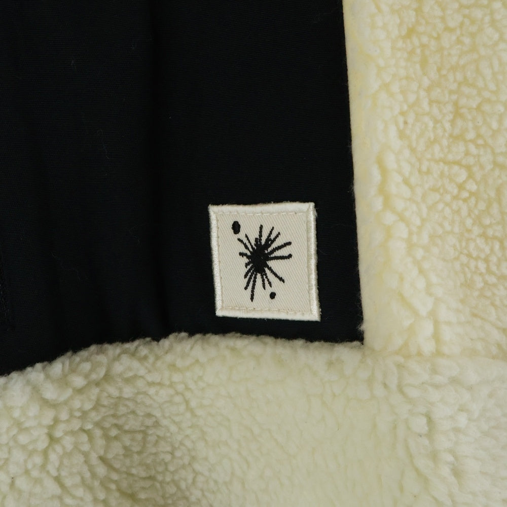 MIHARA YASUHIRO(ミハラヤスヒロ) Wide Back Boa Blouson ワイド バック ボア ブルゾン フリースジャケット ホワイト A07BL641