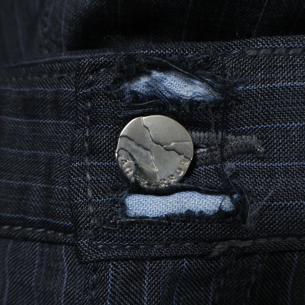 ADER ERROR(アーダーエラー) 22SS Hect Jeans BLASSJE03GR ダメージ加工 ヘクト ジーンズ パンツ グレー