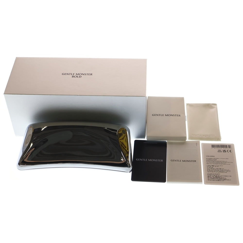 GENTLE MONSTER(ジェントルモンスター) TETRA-02 シルバーフレーム リムレス サングラス メガネ アイウェア