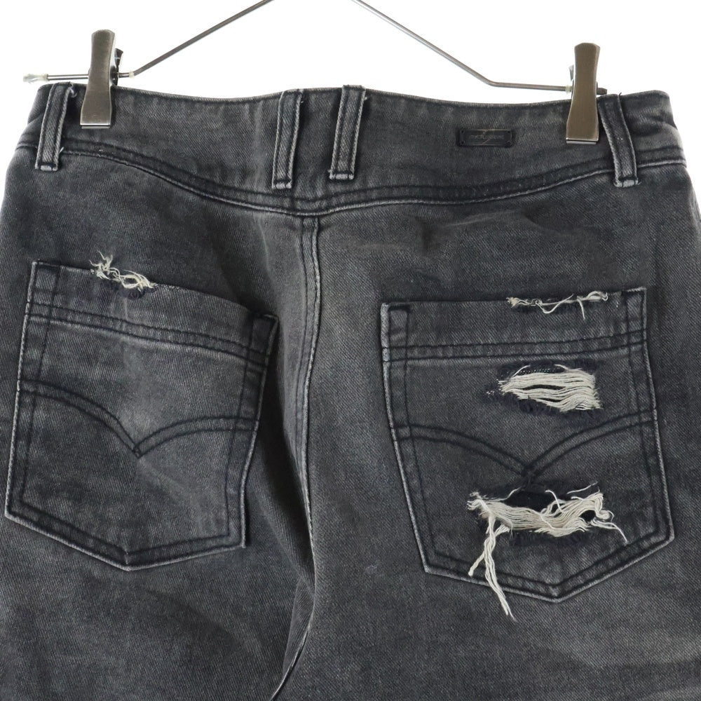 ADER ERROR(アーダーエラー) ダメージ加工 バギーデニム パンツ