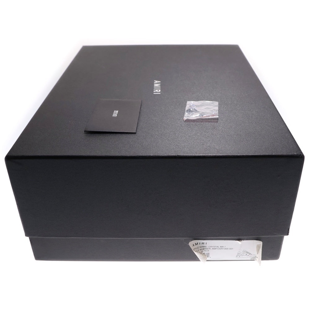 AMIRI(アミリ) MA-1 Crysta サイドロゴ ラインストーン ローカット スニーカー シューズ ブラック