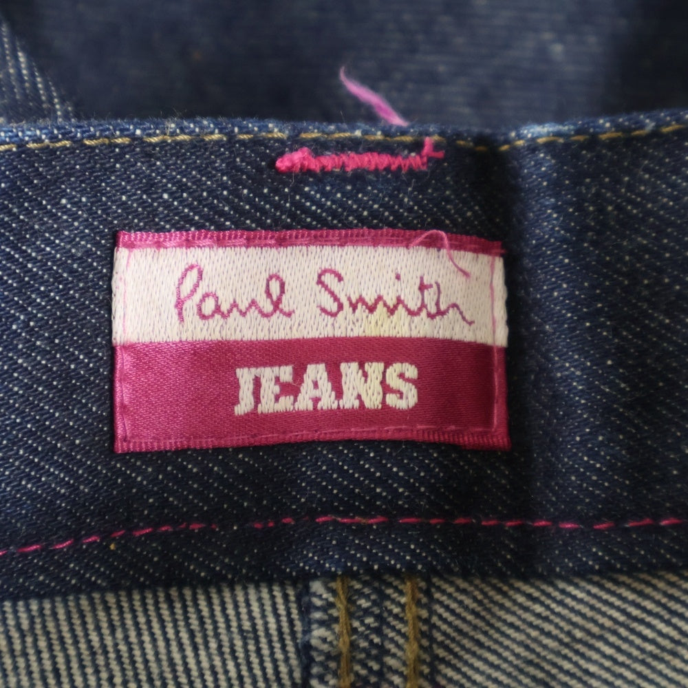 Paul Smith(ポールスミス) USED加工 ストレート デニム パンツ インディゴ レディース C-TK500