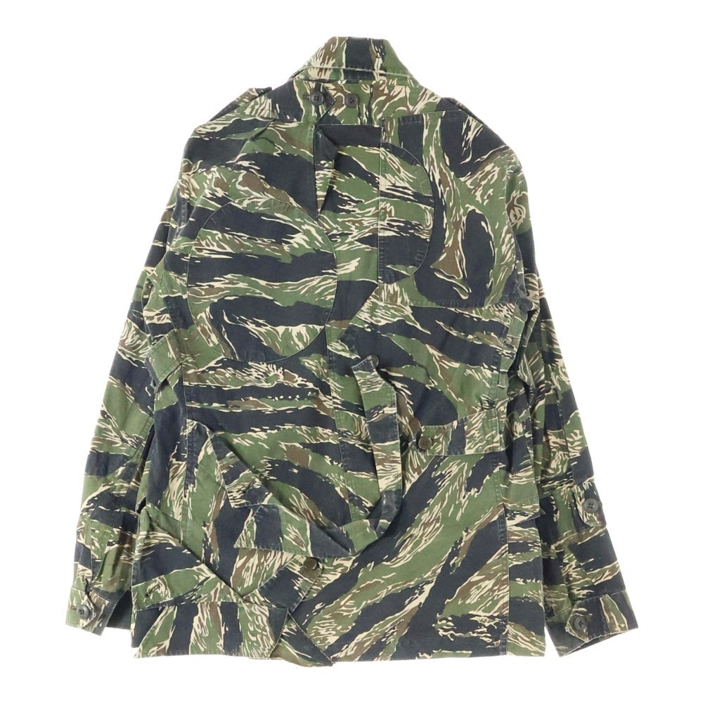 UNDERCOVER(アンダーカバー) but beautiful期 ジップアップ 解体ミリタリージャケット カモ 5S207-B3