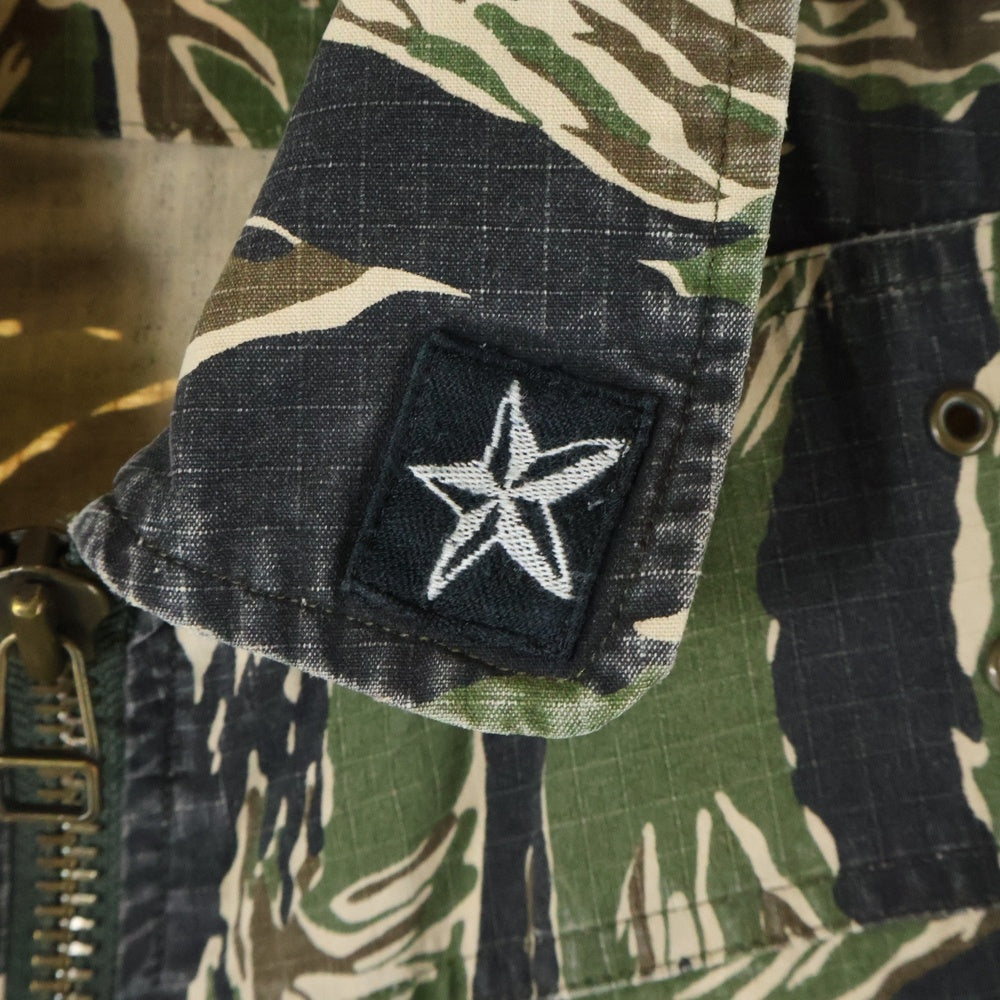 UNDERCOVER(アンダーカバー) but beautiful期 ジップアップ 解体ミリタリージャケット カモ 5S207-B3