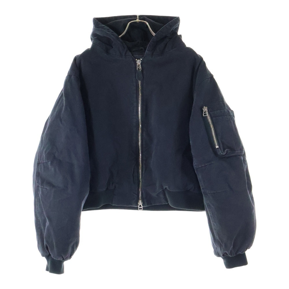 Danke Schon(ダンケシェーン) DUCK COLLAR BLOUSON ヴィンテージ加工 ショートブルゾン アウター 25A-BSL005-DS ブラック