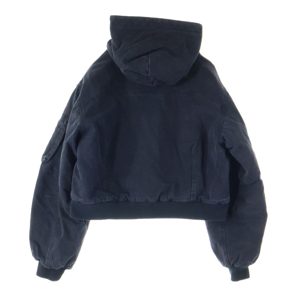 Danke Schon(ダンケシェーン) DUCK COLLAR BLOUSON ヴィンテージ加工 ショートブルゾン アウター 25A-BSL005-DS ブラック