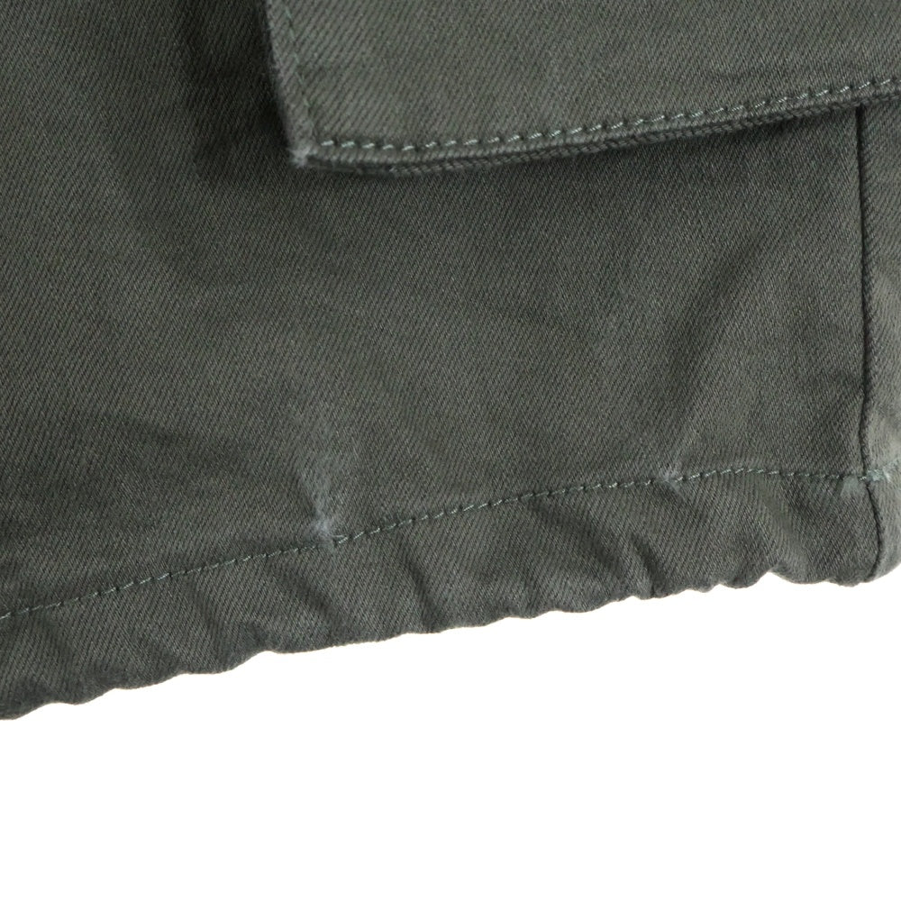 Danke Schon(ダンケシェーン) ZIP W-POCKET WIDE CARGO PANTS ジップ ダブルポケット ワイド カーゴパンツ カーキ 24A-PTL013-DS