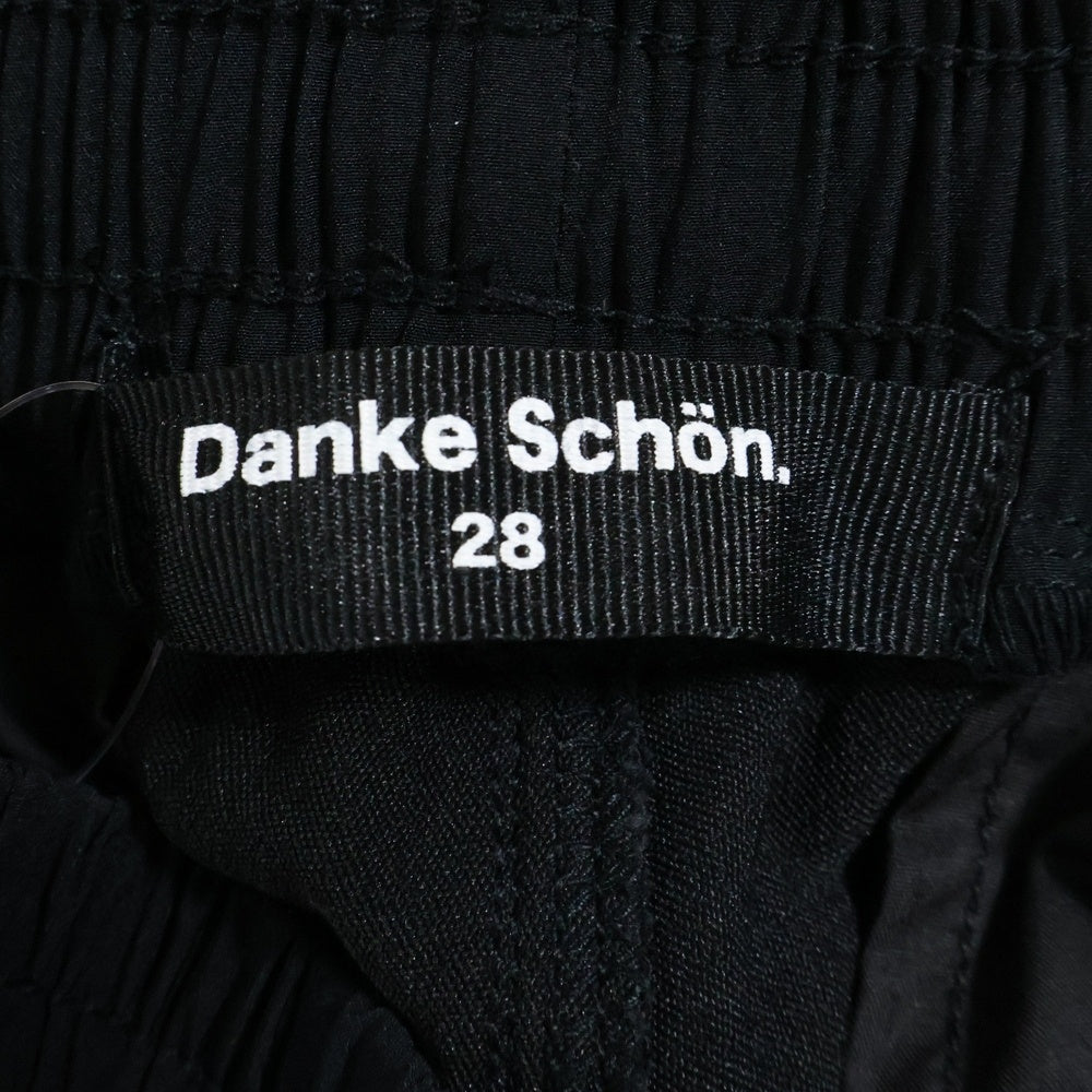 Danke Schon(ダンケシェーン) 24AW W-POCKET STRETCH CARGO PANTS ダブルポケッ トストレッチ カーゴパンツ 24A-PTL019-DS ブラック