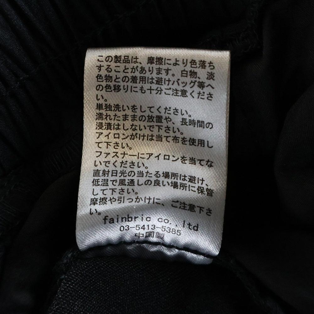 Danke Schon(ダンケシェーン) 24AW W-POCKET STRETCH CARGO PANTS ダブルポケッ トストレッチ カーゴパンツ 24A-PTL019-DS ブラック