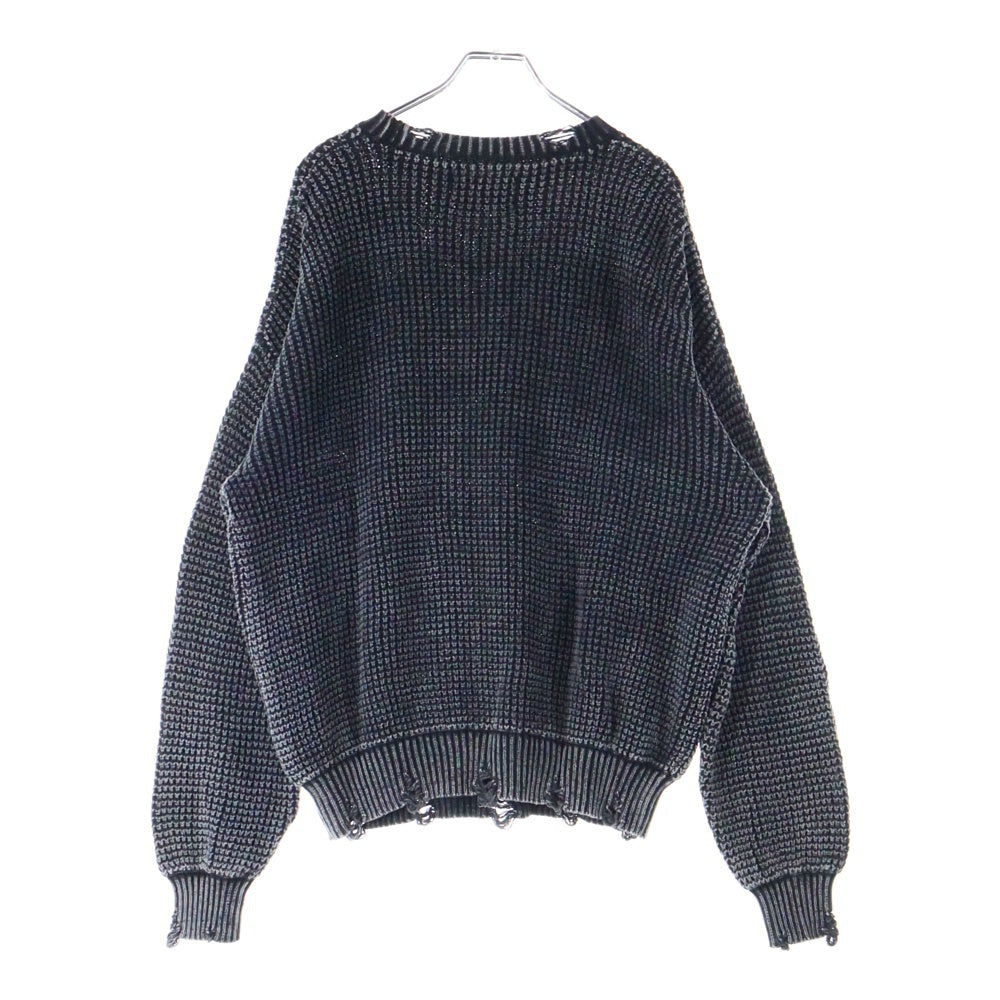 Danke Schon(ダンケシェーン) CREWNECK プルオーバースニット UNS25131-OT ブラック