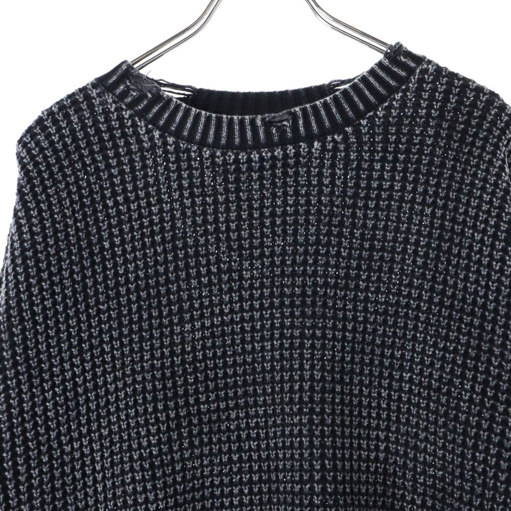 Danke Schon(ダンケシェーン) CREWNECK プルオーバースニット UNS25131-OT ブラック