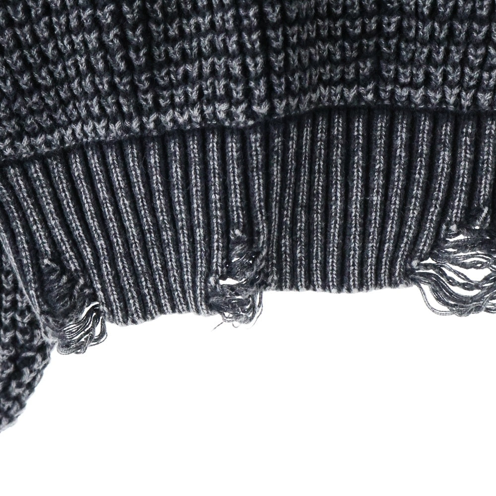 Danke Schon(ダンケシェーン) CREWNECK プルオーバースニット UNS25131-OT ブラック