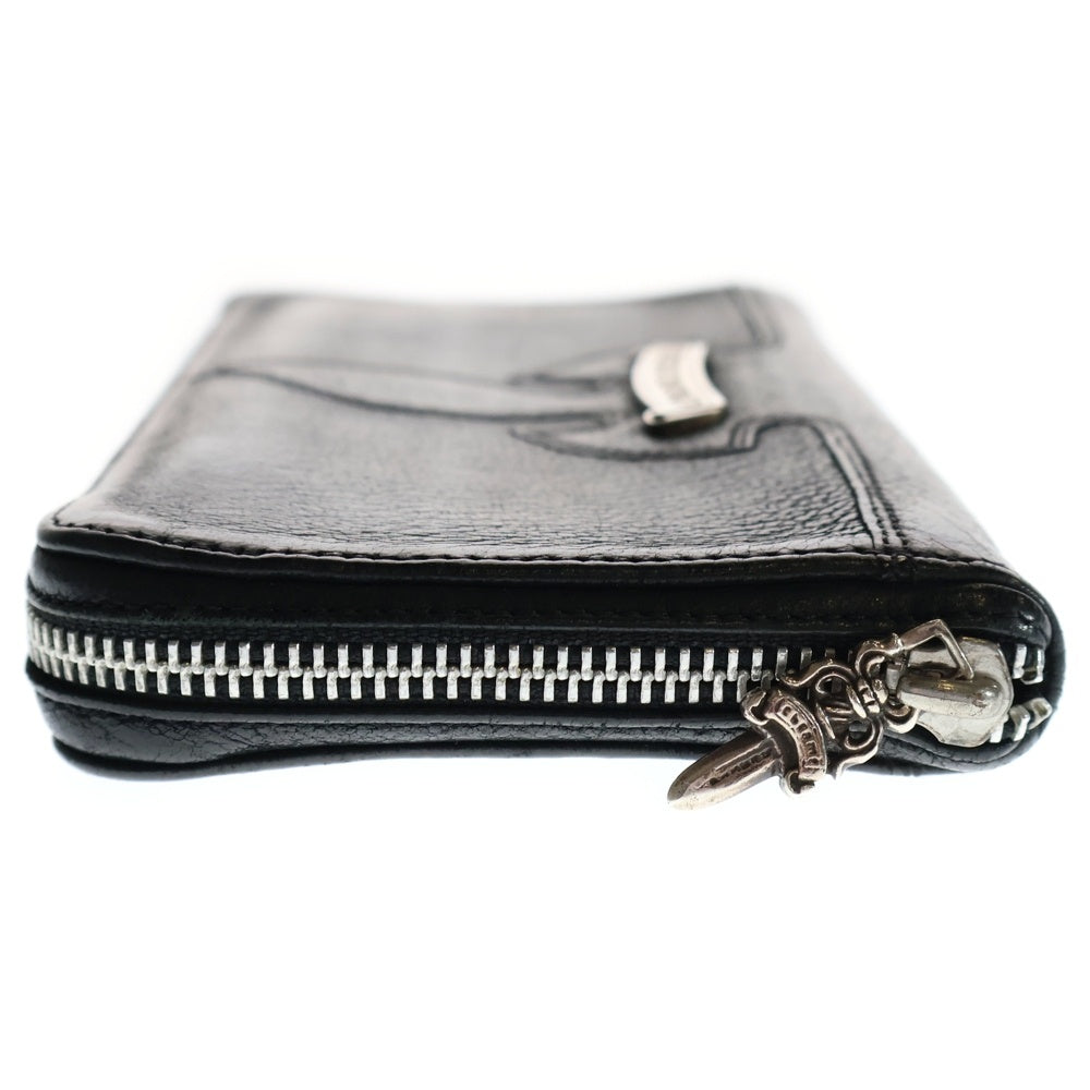 美品■クロムハーツ　REC F ZIP #2　ジッピーロングウォレット　シルバー 美品□クロムハーツ REC F ZIP #2 ジッピーロングウォレット シルバー