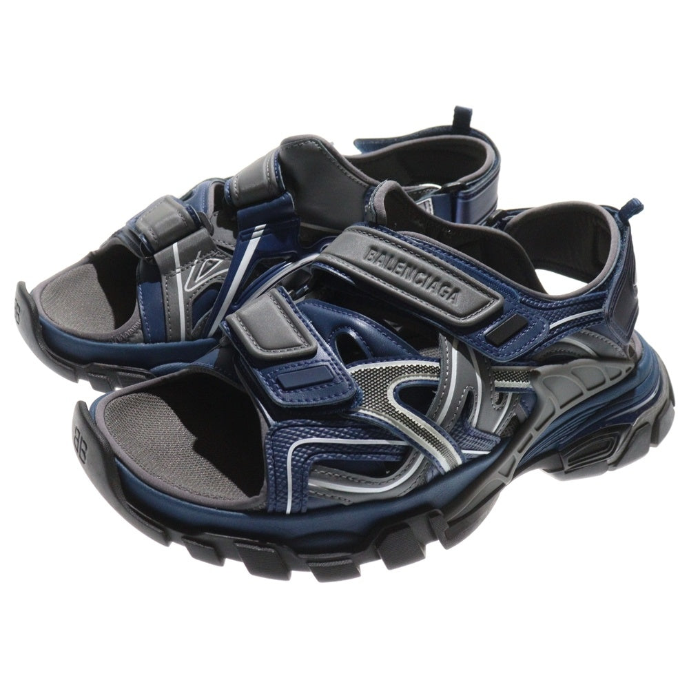 BALENCIAGA(バレンシアガ) Track Sandal トラックサンダル ローカットスニーカー シューズ ネイビー/グレー 61754 W3AR1 1242