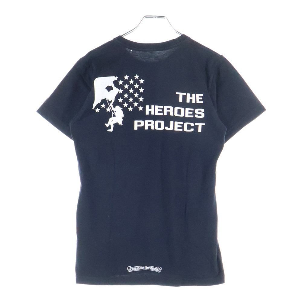 CHROME HEARTS(クロムハーツ) THE HEROES PROJECT プロジェクトヒーロー ホースシュー 半袖Tシャツ カットソー ブラック
