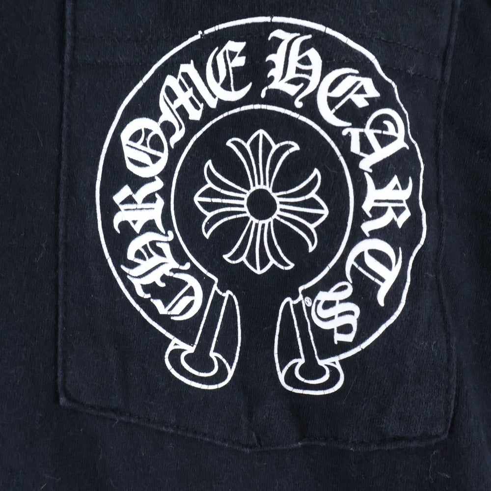 CHROME HEARTS(クロムハーツ) THE HEROES PROJECT プロジェクトヒーロー ホースシュー 半袖Tシャツ カットソー ブラック