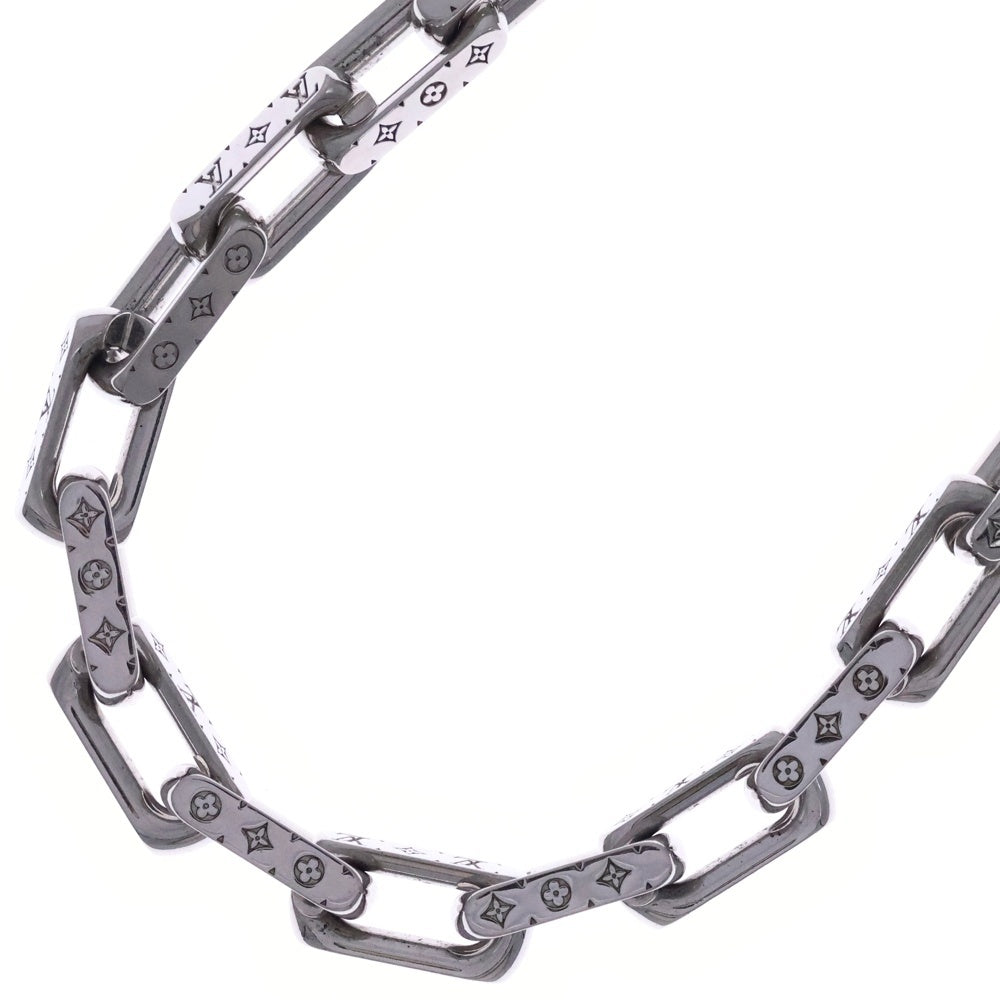 LOUIS VUITTON(ルイヴィトン) コリエ モノグラムネックレスチェーン シルバー M64196 レディース