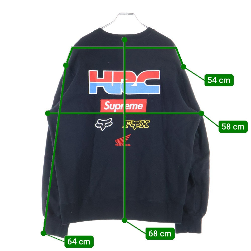 SUPREME(シュプリーム) 19AW Honda Fox Racing HRC Crewneck ホンダ