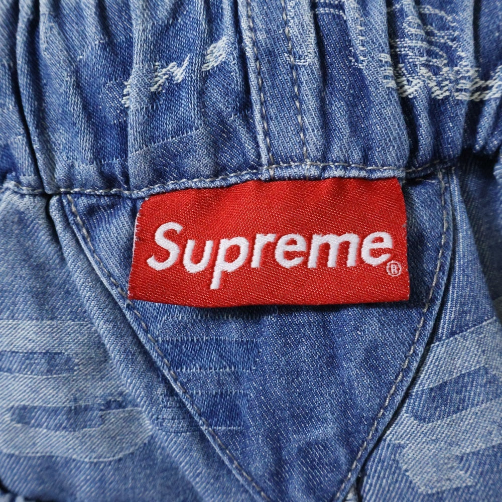 SUPREME(シュプリーム) 19AW Dimensions Logo Denim Skate Pant 総柄