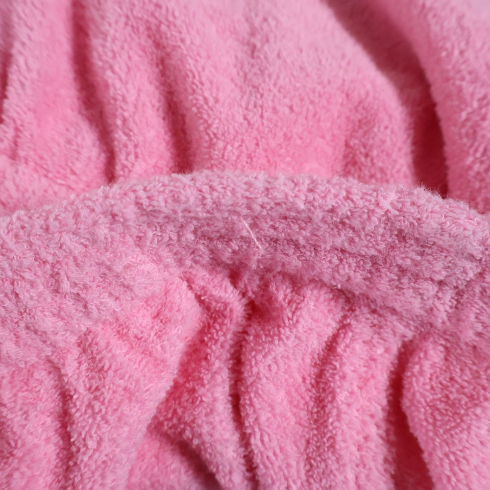 GOD SELECTION XXX(ゴッドセレクショントリプルエックス) ワッペンロゴ パイル地 ハーフパンツ ショーツ ピンク