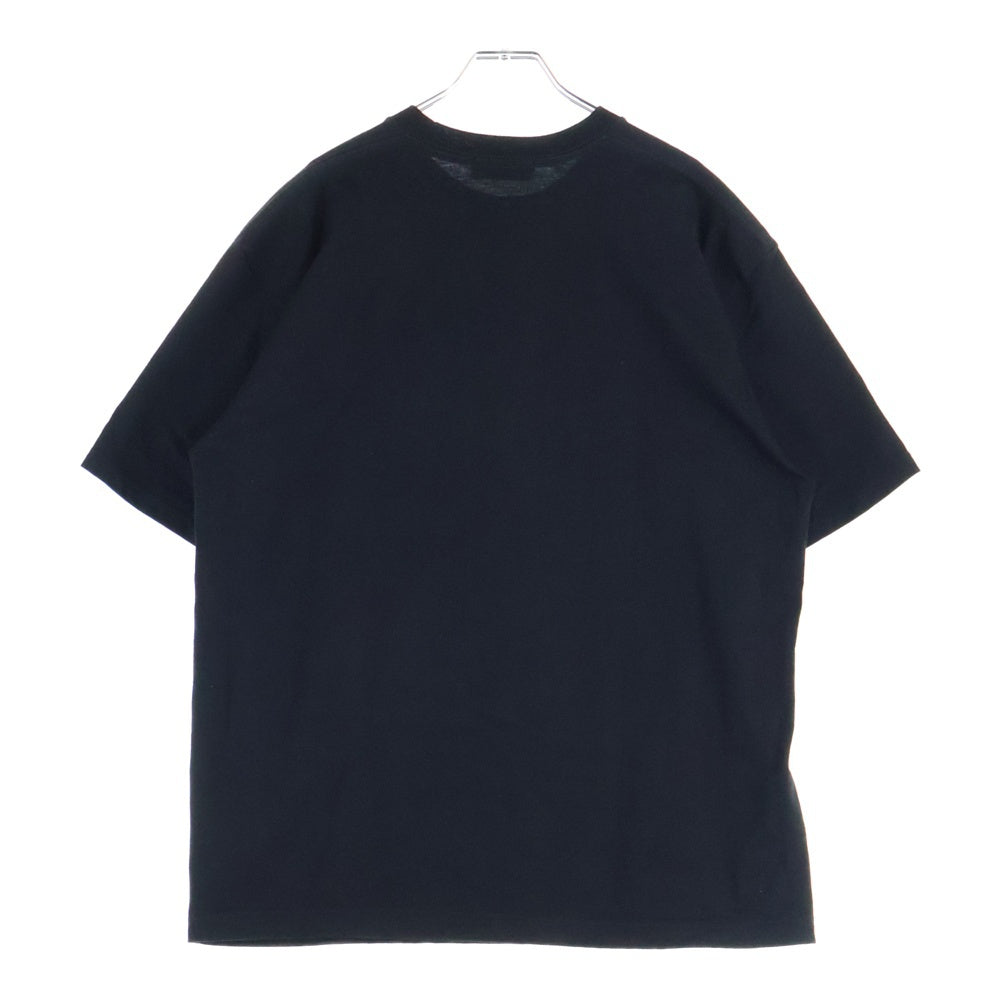 GOD SELECTION XXX(ゴッドセレクショントリプルエックス) ヘイリービーバー フォトプリント半袖Tシャツ カットソー ブラック