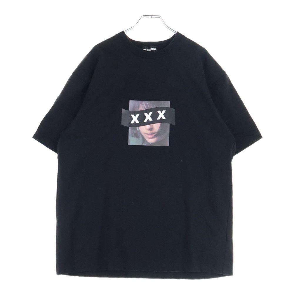 GOD SELECTION XXX(ゴッドセレクショントリプルエックス) 25SS フォトプリント 半袖Tシャツ カットソー ブラック