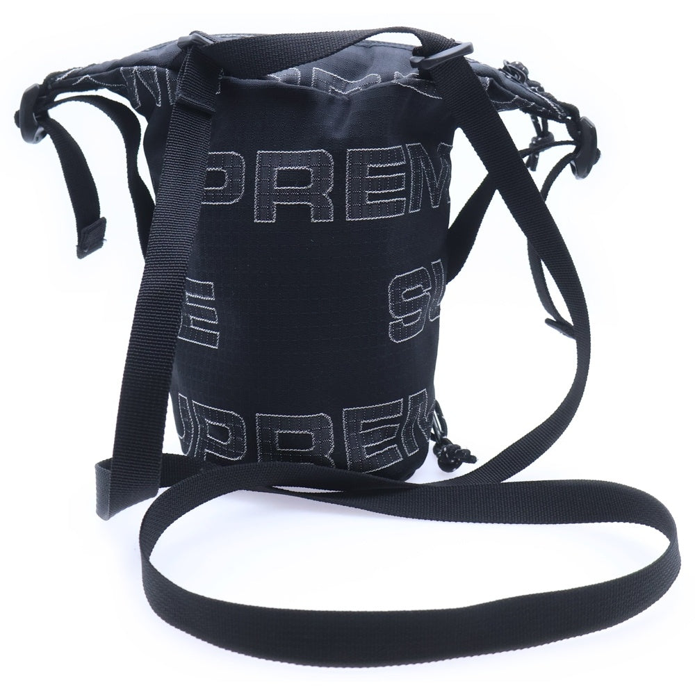 SUPREME(シュプリーム) 21AW NECK POUCH ボックスロゴ ネックポーチ ショルダーバッグ ブラック