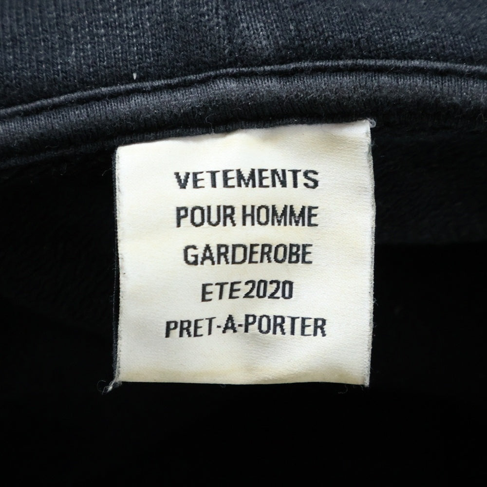 VETEMENTS(ヴェトモン) 20SS Anarchy Hoodie アナーキーフーディ プル