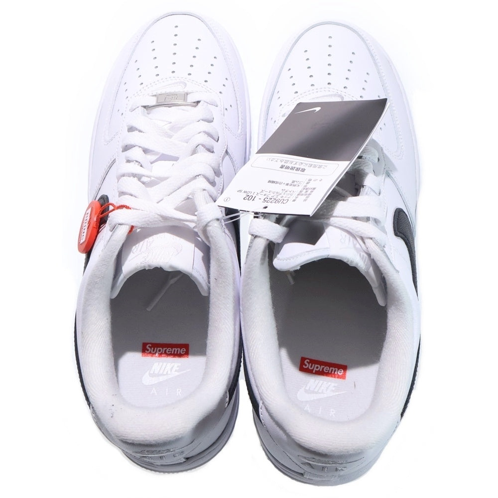 NIKE(ナイキ) ×SUPREME AIR FORCE 1 LOW シュプリーム エア フォース 1 ローカットスニーカー ホワイト/ブラック US8.5/26.5cm CU9225-102