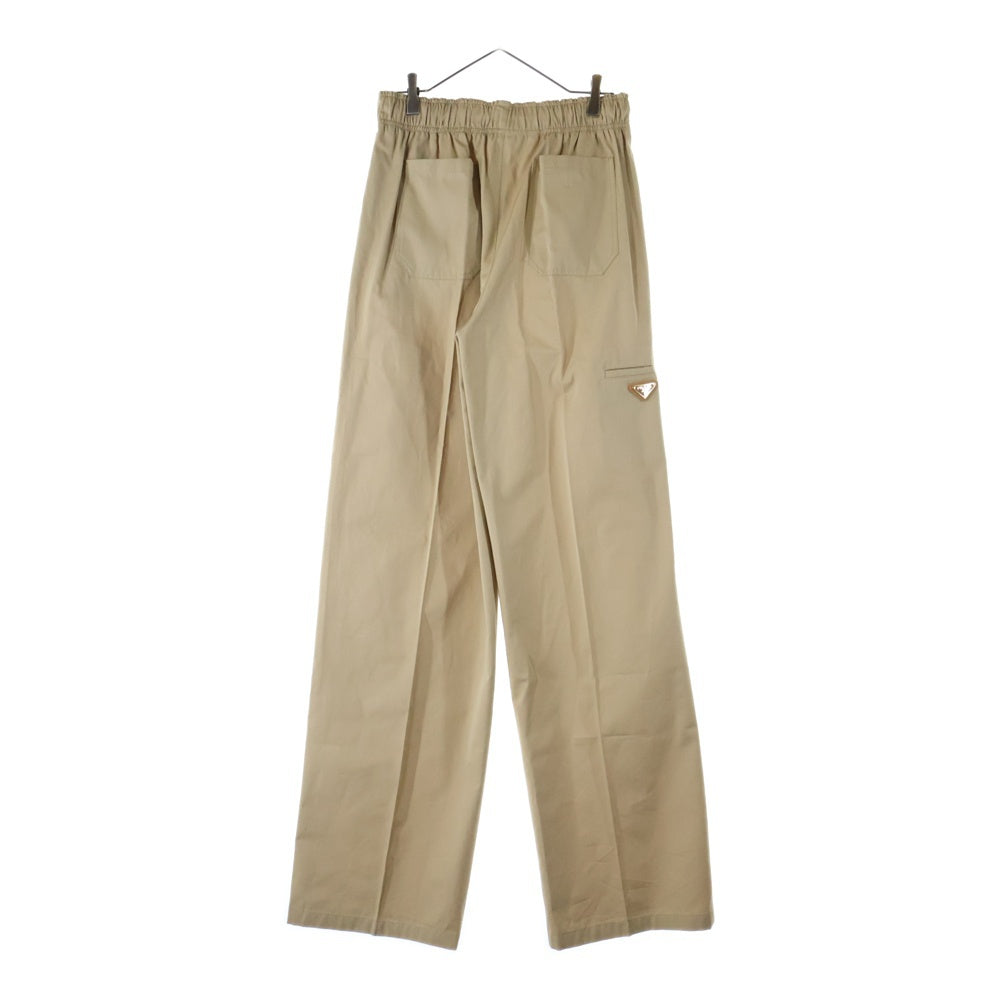 PRADA(プラダ) ロゴ 三角プレート ストレートカット パンツ P289H S000