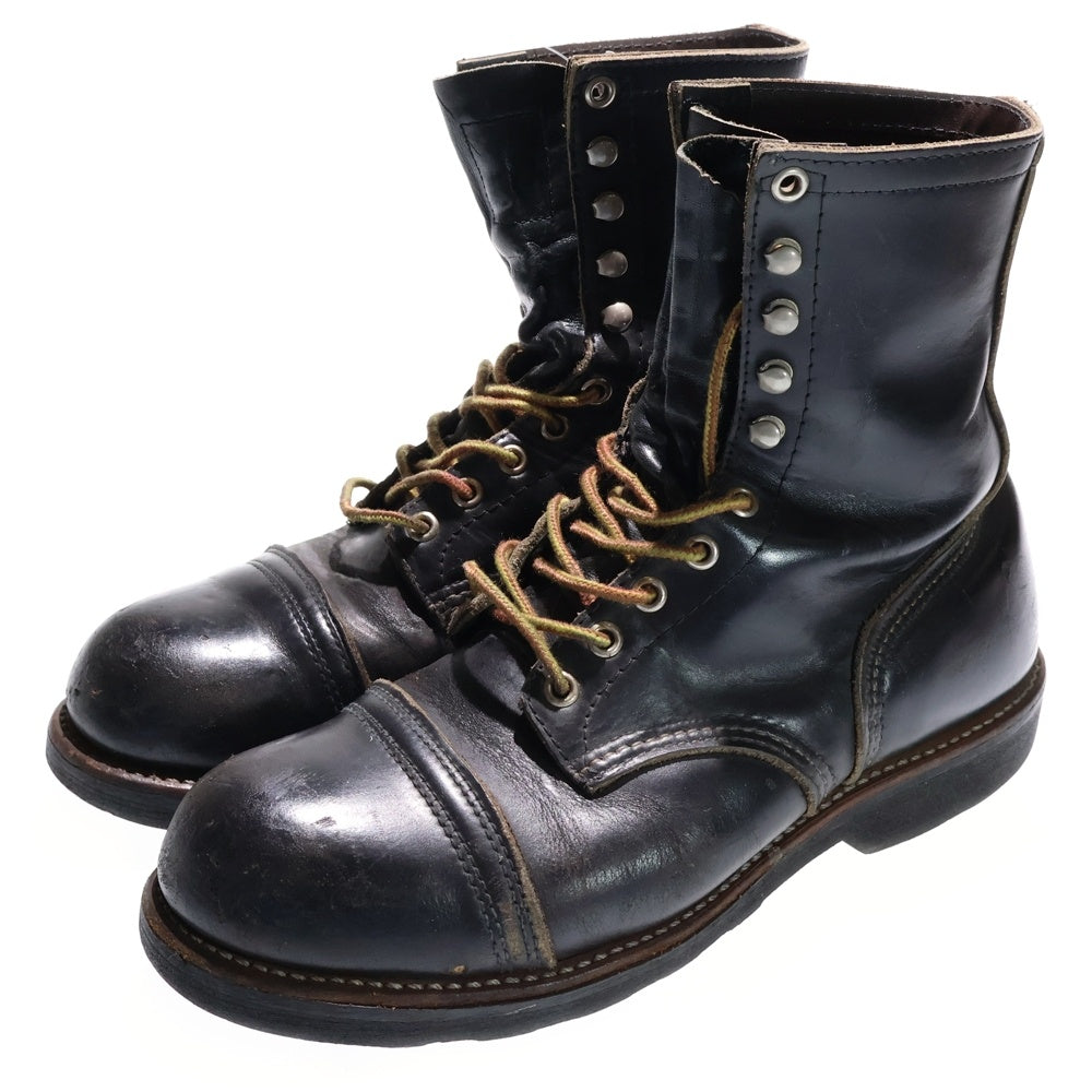 RED WING(レッド ウイング) 90S VINTAGE 90年製 USA製 ANSI Z41 PT83 ハイカット レースアップ ブーツ ブラック