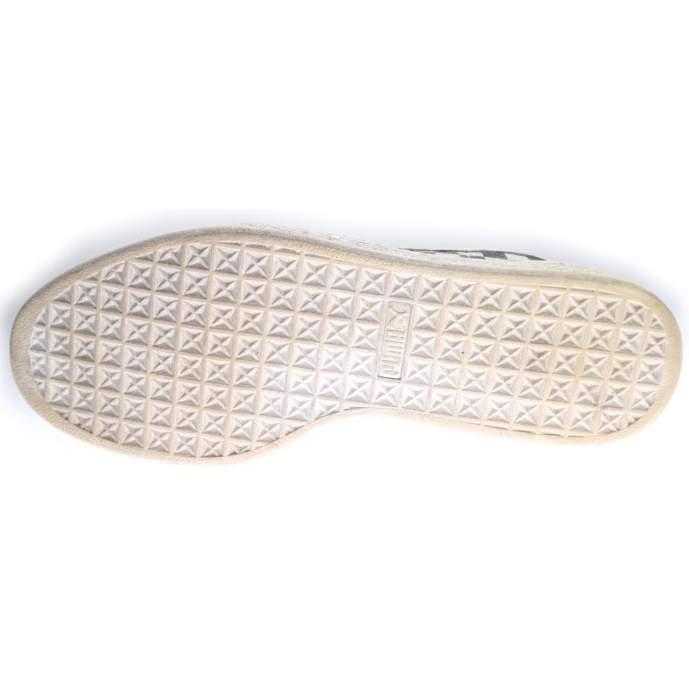 PUMA(プーマ) ×XGIRL エックスガール スウェード ストライプ柄 ローカットスニーカー ブラック/ベージュ US10/28cm